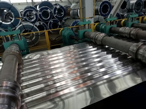 Алюминиевый профнастил НС44, 1х1000 мм