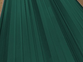 Окрашенный профнастил С21-1000, 0,4 мм, зеленый мох
