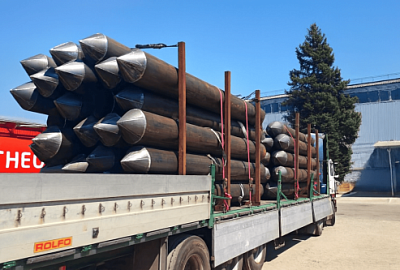 Меттехпром поставил сваи для ж/д станции