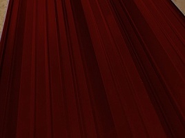 фото 1 - окрашенный профнастил с8-1150, 0,4 мм, коричнево-красный