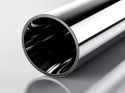 фото зеркальных труб из нержавейки